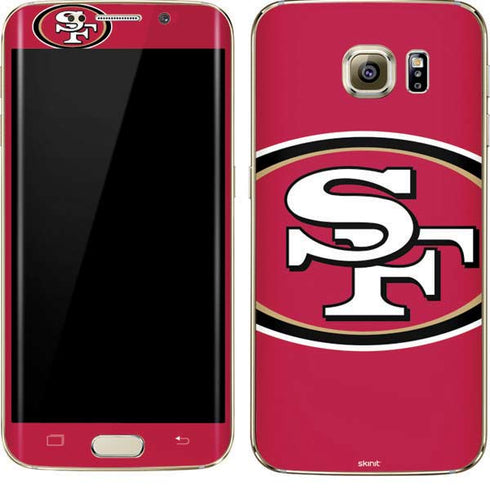 NFL San Francisco 49ers Large Logo Galaxy S7 Edge Skin